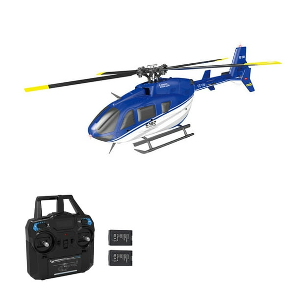 Helicoptero RC Helicoptero de control remoto Dron de control remoto de 2.4 Ghz Estabilizacion de giroscopio de 6 ejes Sin aleron Despegue de una tecla