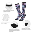 thumbnail image 6 of Lsque cool Skull flower Printed Crew Socks Men's Women's LightWeight Thin Casual Calf Socks ,Knee High Socks,Cotton Socks, 6 of 9