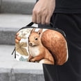 thumbnail image 2 of Squirrel USB Travel Organizer Case Small for Electronic Devices - Oxford Cloth Waterproof Travel Cord Charger Organizer 5.9x9.44x3.14 in, 2 of 6