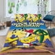 thumbnail image 2 of El Show de Quick Draw McGraw Conjunto de sábanas temático, trío de piezas, cómodo y amigable con la piel, diseño único, regalo de decoración para el hogar para familiares, amigos y fans,135cm *200cm, 2 of 6