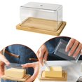 thumbnail image 2 of Butter and Cheese Storage Box - Rectangular Butter Preservation Container with Airtight Lid, Refrigerator Box for Butter, Cheese, Food Fresh Keeper, 2 of 9