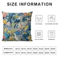 thumbnail image 5 of GOSMITH Colorful Tropical Pillow Covers,Flowers Palm Leaves Flamingos Jungle Plants Birds Snake Throw Pillow Cases Cushion Covers for Bedroom,Sofa,Couch White, 5 of 5