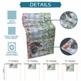 thumbnail image 6 of Easter Rabbits Table Runner 36 Inches, Spring Cute Bunny Eggs Flowers Leaf Blue Plaid Bed Runner Dresser Scarves Tabletop for Indoor Outdoor Parties/Ceremony/Banquet, 13"x 36", 6 of 8