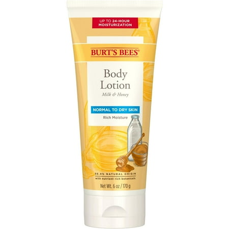 Burt's Bees Body Lotion for Normal to Dry Skin with Milk & Honey - 6 oz