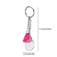 thumbnail image 3 of Guoxxzi school supplies for teens, Badminton Model Keychain Key Ring Style Simulation Model Portable Badminton Model Tools Practical And Clever For Phone Trinket Bag Keychain, 3 of 6