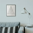 thumbnail image 2 of Stupell Industries Eye Chart Funny Word Bathroom Laundry Wood Textured Design Framed Giclee Texturized Art by Daphne Polselli, 2 of 8
