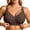 001Brown, variant on QEMAUUA Wireless Jelly Bra for Women, Seamless Full Coverage Padded Everyday Comfort Bralette