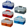 thumbnail image 3 of 3 Layers Fishing Tackle Box Organizer Storage Box Cantilever Box Multifunctional E, 3 of 6