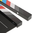 thumbnail image 3 of Acrílico Colorido Película Tablero De La Chapaleta Pizarra Profesional Director De Aficionados TV Movie Maker 3 Mm De Espesor - Color Negro Baoblaze Video Scene Clapper Board, 3 of 8