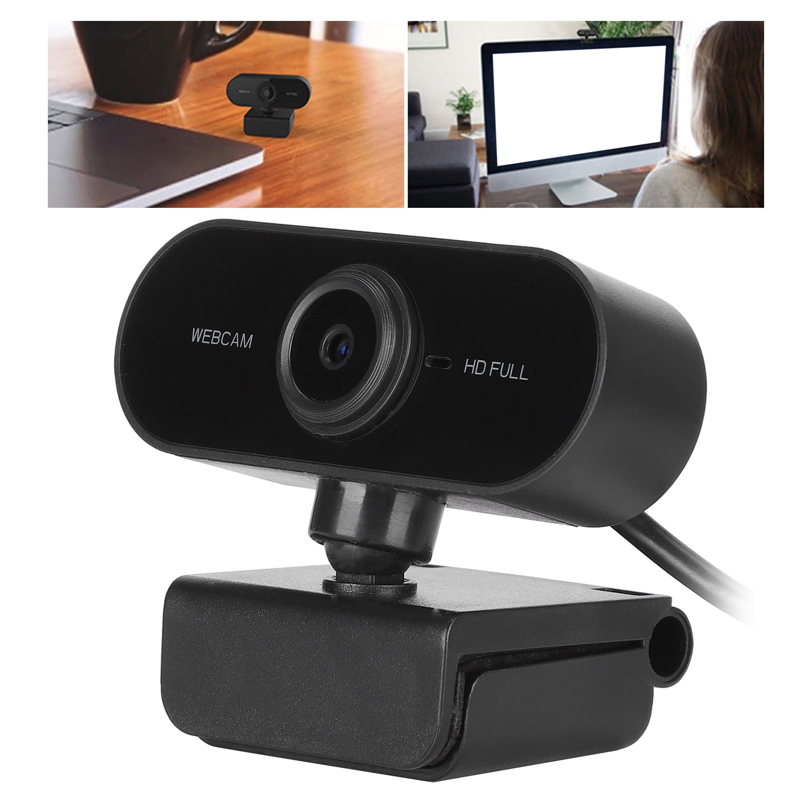 Webcam, USB 2.0  Microphone Webcam, 2560 X 1440 Desktop for Video Conference Video Call Notebook