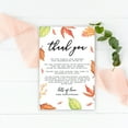 thumbnail image 3 of Koyal Wholesale Autumn Fall Foliage Thank You Place Setting Cards for Table Reception, Dinner Plates, 56-Pack, 3 of 5