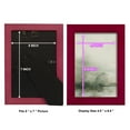 thumbnail image 4 of Heavy Fog I - Framed Print w/glass - Cherry Red, 4 of 8