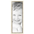 thumbnail image 2 of ArtToFrames 16" x 47" Silver with Black Lip Picture Frame, 16x47 inch Multi Wood Poster Frame (WOM-5193),  Pack, 2 of 7