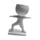 thumbnail image 1 of Estatua de maceta creativa de resina, novedosa escultura de maceta única para mesa, alféizar de ventana, estante, chimenea, decoración del hogar Aptitud física, 1 of 8