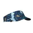 thumbnail image 2 of Disketp Alpaca Astronaut In Space Sun Visors For Women Men Unisex Tennis Golf Visor Hat Adjustable Summer Hats Sport Outdoor Visor Hat Uv Protection Cap, 2 of 8