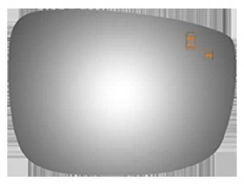 Burco Side View Mirror Replacement Glass - Clear Glass - 5730BC