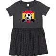 thumbnail image 3 of Inktastic Soccer Spain Flag Banner Girls Toddler Dress, 3 of 5