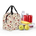 thumbnail image 6 of Lsque cute Santa with Gifts Pattern Lunch Bag Women/Men Insulated Lunch Box,Small Leakproof Cooler Food Lunch Containers Reusable High Capacity Lunch Tote Bags, 6 of 6