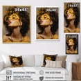 thumbnail image 4 of Designart "Lemon Lyrics In Fashion I" Fashion Woman Floater Framed Canvas Prints, 4 of 5
