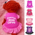 thumbnail image 3 of Innovative Cotton Pet Dress - Beautiful Heart Pattern Fine Knitted Dog Dress for Daily Wear, 3 of 8