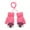 Watermelon Red, variant on Children Kids Mittens Winter Knitted Rope Gloves Printed Full Finger Gloves