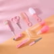 thumbnail image 2 of Kit de cuidado y cuidado de la salud del bebé 10 en 1 Cortauñas Cepillo Peine Tijeras Lima Aspirador nasal Dedo Cepillo de dientes Kit de cuidado de seguridad para bebés (rosa), 2 of 5