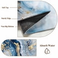 thumbnail image 6 of Blue Abstract Runner Rug 2x6 FT, Non Slip Hallway Rugs, Modern Marble Yellow Ombre Washable Soft Floor Carpet Non-Shedding Throw Runner Carpet Long Rug for Entryway Kitchen Bedside Sliding Door, 6 of 8