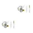 thumbnail image 4 of Sidaley Auricular HIFI de 3,5 mm Auriculares portátiles Auriculares electrónicos Sonido estéreo Blanco 2piezas, 4 of 6