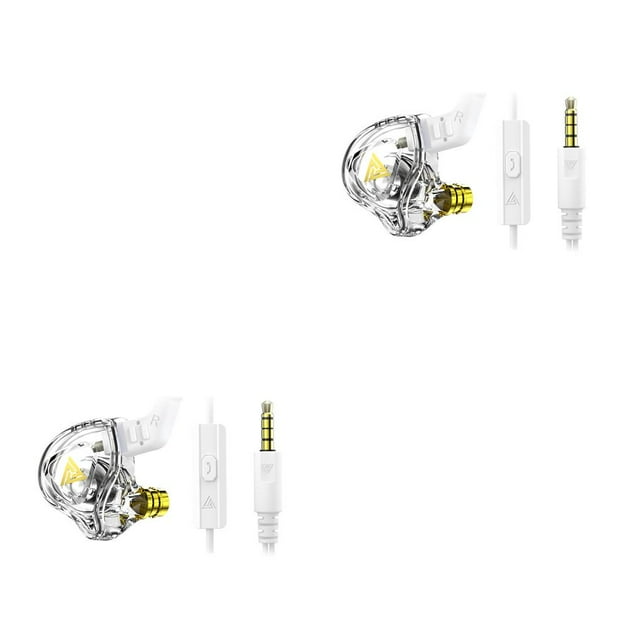 Matsuzay Auriculares HIFI de 3,5mm, tapones para los oídos de silicona, auriculares electrónicos con bobina móvil, sonido estéreo, ordenador deportivo Type1 NO1