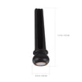 thumbnail image 2 of SHISUYAN Guitar Bridge Pin with Shell Dot Made of Synthetic Material for Instrument Black Color 2pcs, 2 of 8