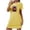 Yellow5, variant on Kilaqueen Plus Size Nightgowns for Women Trendy Short Sleeve Nightshirts Pumpkin Graphic Halloween Nightgown Loose Fitness Comfort Sleepwear