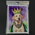 thumbnail image 3 of Labrador Retriever King of Mardi Gras Greeting Cards Pack of 8 7 in x 5 in, 3 of 3