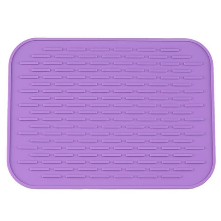 

VEAREAR Kitchen Silicone Heat Resistant Table Mat Non-slip Pot Pan Holder Pad Cushion