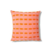 BOLÉ ROAD TEXTILES Coral 20x20 Pillow, Tangerine