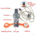 thumbnail image 5 of Multifunctional Emergency Whistle With Compass LED Flashlight Camping Safety Survival Equipment Portable Safety Tool For Camping Hiking Emergency Kits, 5 of 7