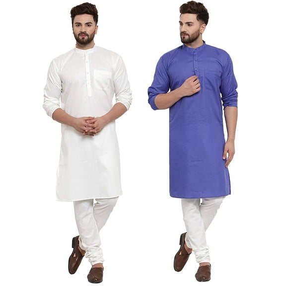Mens Indian Wear Kurta Set Indian Ethnic Dress Pakistani Ethnic Dress Set Of Two