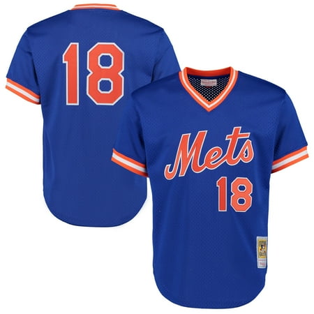 Darryl Strawberry Yankees - Darryl Strawberry New York Mets Mitchell & Ness Cooperstown Mesh Batting Practice Jersey - Royal