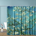 thumbnail image 2 of INVIN ART Bathroom Shower Curtain Set with Hooks,Almond Blossom by Van Gogh,Home Art Paintings Pictures for Bathroom, 2 of 8