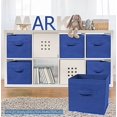 thumbnail image 4 of Greenco Cubes de Rangement Pliables Tissu Non-Tissé -6 Pack-(Bleu Royal), 4 of 7