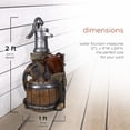 thumbnail image 4 of Alpine Corporation 24" Outdoor 3-Tier Old-Fashioned Pump Fountain, 4 of 11