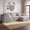 Gray, variant on melmine Sectional Boneless Couch for Livingroom 97" Modual Cloud Sofa Sectional Couch with 27" Deepseat ,Right Facing Chaise,Gray(Corduroy)