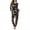Hippie Halloween Pumpkin, variant on Size L Women Pjs Set of 2 Leisure Halloween Cartoon Ghost Women Pajamas Breathable Ladies Pajamas Sets for Party Hoilday