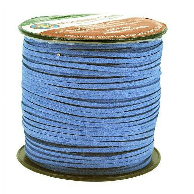 Mandala Crafts 100 Yards 2.65mm Wide Jewelry Making Flat Micro Fiber Lace  Faux Suede Leather Cord 