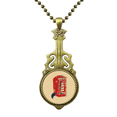 thumbnail image 1 of Collar de guitarra Antigua Cabina telefónica paraguas lluvia Unbranded M, 1 of 3