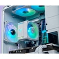 thumbnail image 2 of JONSBO CR1400 EVO White KEF16 Color 9cm CPU H130mm, Air Cooling Tower Radiator, Silent heatsink, 4pin Automatic Light CPU Fan,4 Copper Heatpipes AMD AM4/AM5 Intel LGA1700, 92mm RGB Fan, White, 2 of 3