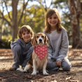 thumbnail image 3 of Dog Bandana 1 Pack,Red Christmas Deer and Snowflake Pattern Bandanas for Dogs,Cat Bandana,Small/ Large Dog Bandana 2 Size,Dog Bandanas Girl Boy, 3 of 6