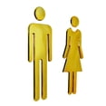 thumbnail image 2 of quatre en un WC de pared para inodoro Calcomanías para Bronce + Oro, 2 of 9