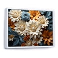 thumbnail image 2 of Designart "Blissful Blossom Of Colorful Daisies" Daisies Floater Framed Canvas Art Print, 2 of 5