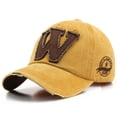 thumbnail image 4 of 1 gorra de béisbol con patrón de bordado de letras de algodón Vintage para hombre, 4 of 4