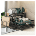 thumbnail image 2 of Escurridor De Platos Con Drenado Automático Para Cocina Malubero Negro, 2 of 5